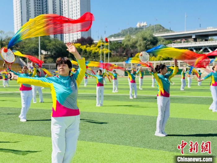 西宁市首届银龄运动会在青海西宁举行超过一千